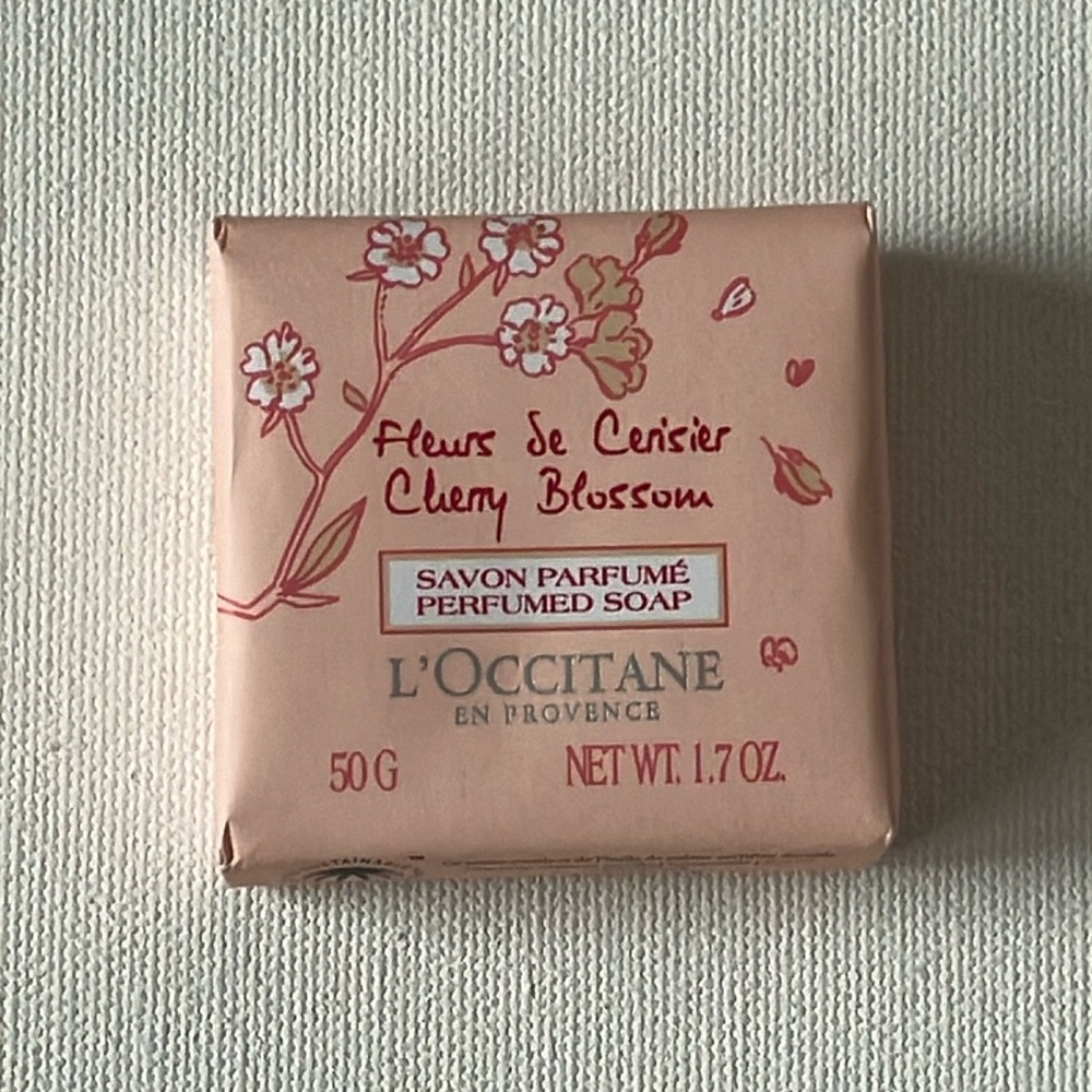 L'Occitane 1.7oz Fleurs de Cerisier (Cherry Blossom) Bar of Soap